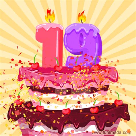 Happy 19th Birthday Animated S