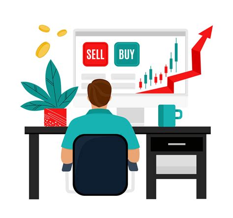 The Trader Tracks The Charts And Decides Whether To Buy Or Not Trading