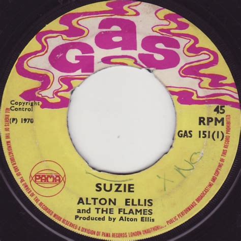 Opdk³ Alton Ellis And The Flames Suzie Gas 7 1970
