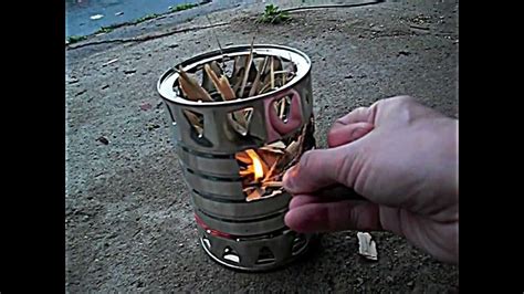This is a diy version of the solo stove ranger/bonfire. Coffee can twig stove DIY - YouTube