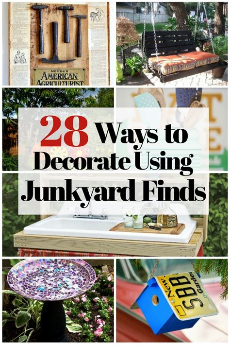 28 Ways To Decorate Using Junkyard Finds The Budget Diet