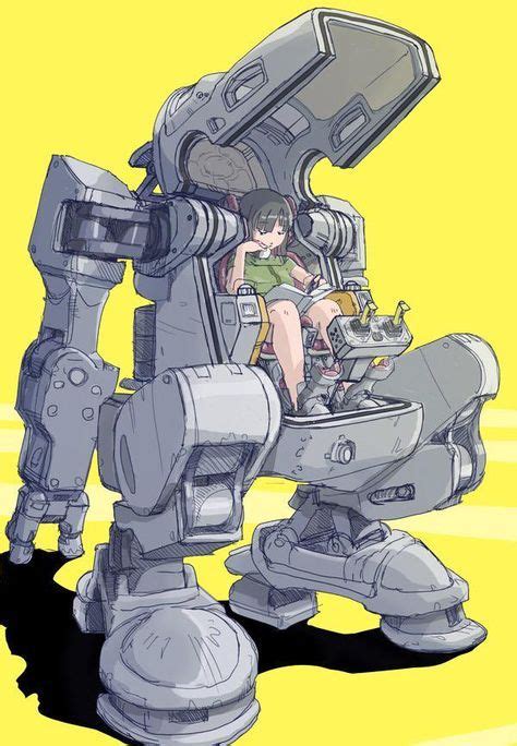 I Adore How She Is Just Casually Sitting In Her Mech Here It Also Is