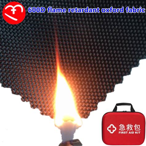 600d Flame Retardant Oxford Fabric 100 Nylon Fabric Fireproof Bs 5852