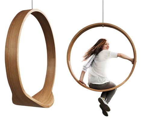 Hanging Circle Swing Chair It Features White And Natural Rattan