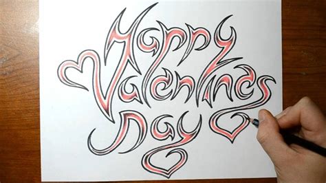 Happy Valentines Day Drawing At Getdrawings Free Download