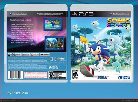 Viewing Full Size Sonic Colours Ps3 Box Cover