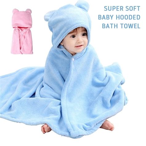Super Soft Baby Hooded Bath Towel Newborn Infantil Toddler Baby Unisex