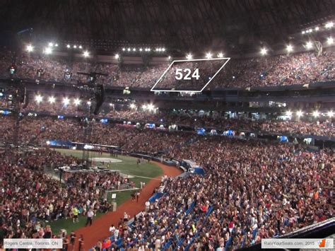 Rogers Centre Concert Seating Chart And Interactive Map