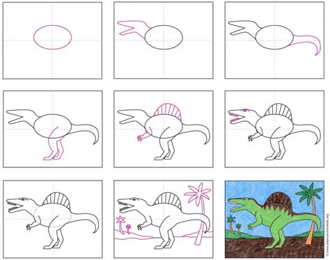 Https://tommynaija.com/draw/how To Draw A Spinosaurus