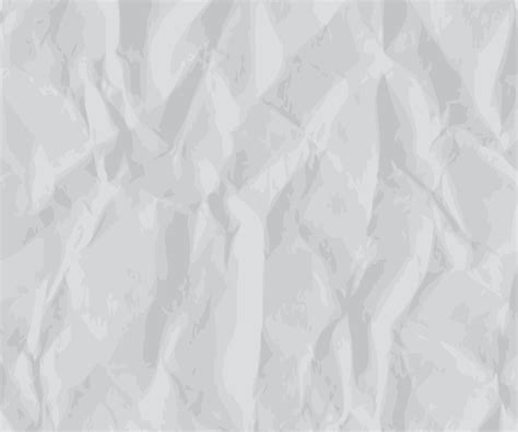 Crumpled Paper Texture White Battered Paper Background White Empty