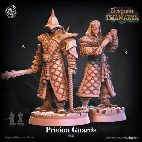 Prison Guards Dnd Miniatures Fantasy Rpgs Tabletop Gaming Tabletop
