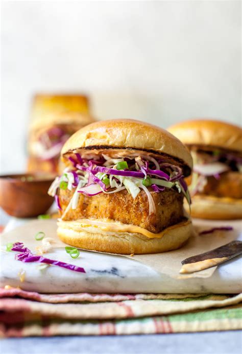 Primarily it's for my brother who insist on some kind of fried sandwich for breakfast, lunch and dinner. Chicken Fried Tofu Sandwiches | Dishing Out Health