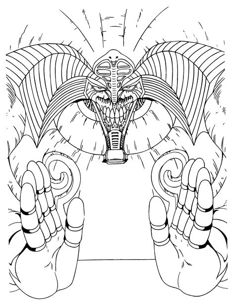 Yu Gi Oh Exodia Coloring Pages Coloring Pages