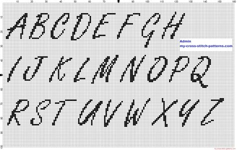 Simple Cross Stitch Alphabet Patterns 25 Best Simple Cross Stitch