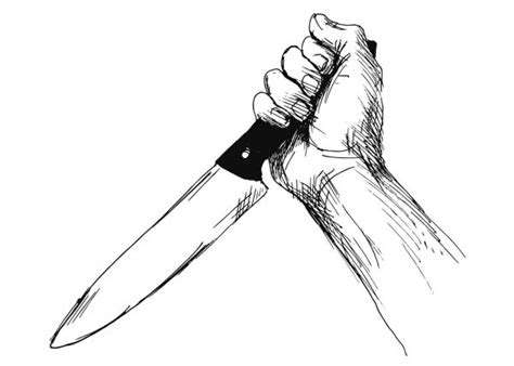 Bloody knife icon in cartoon style isolated on white background. Vectores de stock de Asesinato, ilustraciones de Asesinato ...