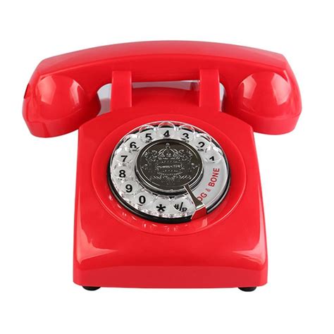 Retro Rotary Dial Phones Classic Corded Telephone Vintage Landline