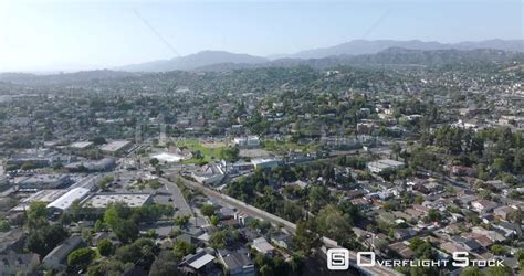 Overflightstock™ Tiny Homes For Homeless Arroyo Seco Los Angeles California Drone Aerial View