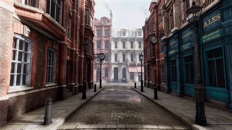 Victorian Street By Richard Vinci In Environments Ue4 Marketplace