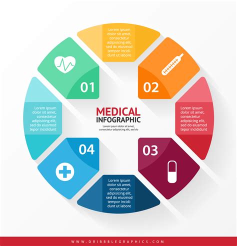 Free Medical Infographic Design Dribbble Graphics