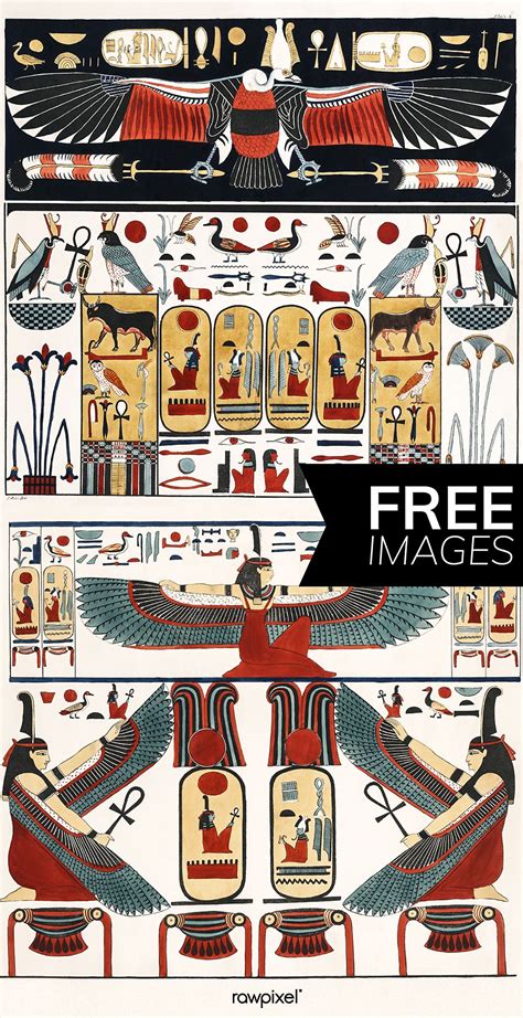 Download These Free Vintage Images From Treasures Of Ancient Egypt At