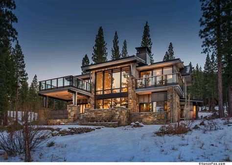 Brilliantly Designed Mountain Modern Cabin In Californias High Sierra