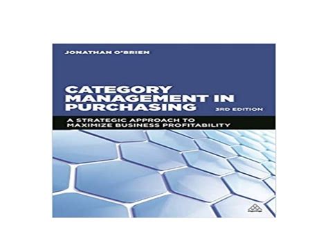 Pdfbook Library Category Management In Purchasing A Strategic