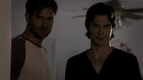 Alaric Saltzman And Damon Salvatore Atores Americanos The Vampire Diares American