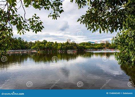 Green Lake In Kunming Capital Of Yunnan Province Of China Stock Photo