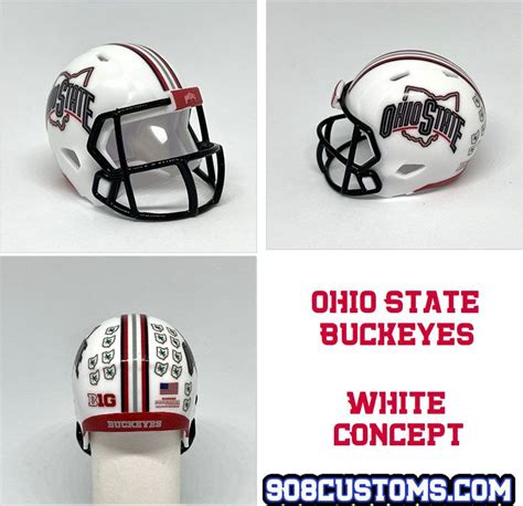 Ohio Outline Helmet Brands Mini Football Helmet Custom Helmets Big
