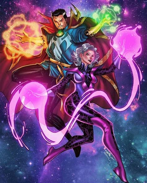 Dr Strange And Clea By Gwendlg On Deviantart Marvel Superheroes Art Doctor Strange Comic Dr