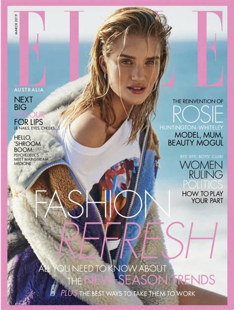 Rosie Huntington Whiteley Heads To The Beach For Elle Australia