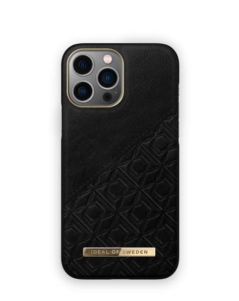 Atelier Case Iphone 13 Pro Max Embossed Black Ideal Of Sweden