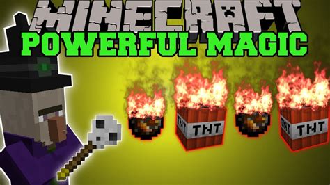 Minecraft Powerful Magic Epic Spells With Massive Destruction Mod