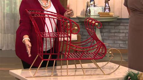 Check spelling or type a new query. Plow & Hearth Indoor Outdoor Metal Decorative Sleigh with Pat James-Dementri - YouTube