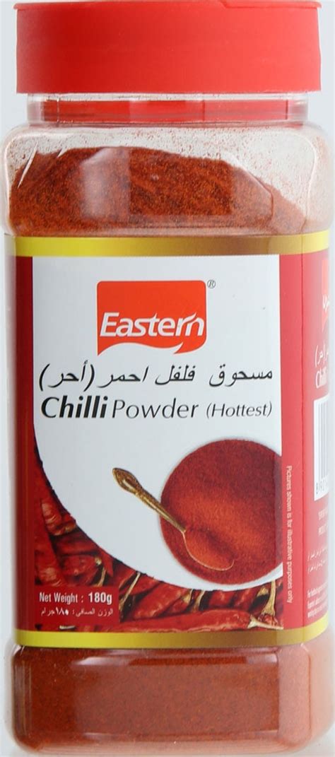 Buy Eastern Chilli Powder Bottle 180g Online Shop Food Cupboard On