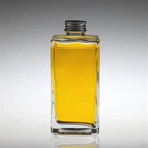300ml Hot Sale Empty Square Glass Bottle High Quality Square Glass Bottle Square Glass Bottle