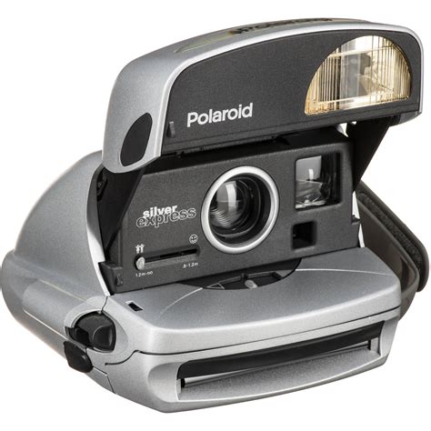 Polaroid 600 Round Instant Camera Silver Refurbished 4710 Bandh