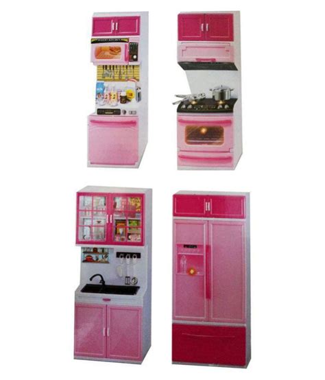 Barbie Dream House Kitchen Set Light And Sound With Gas Refrigerator