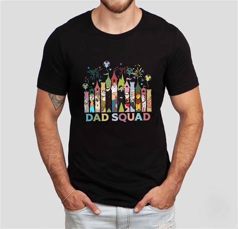 Disney Dad Squad Shirt Disney Dad Characters T Shirt Fathers Day
