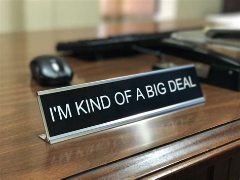 Funny Personalized Desk Sign