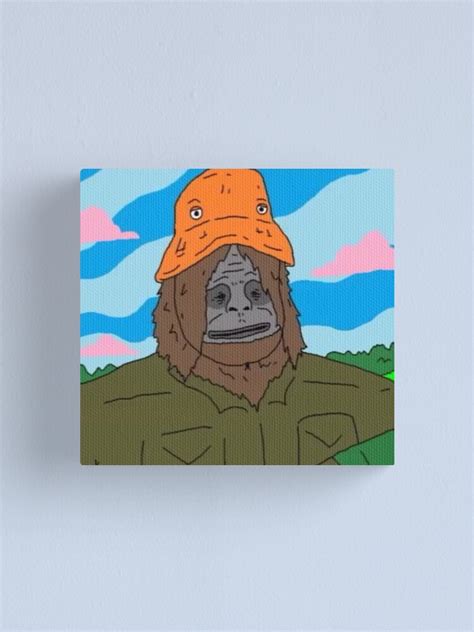 Sassy The Sasquatch Canvas Print For Sale By Vinylwizard Redbubble