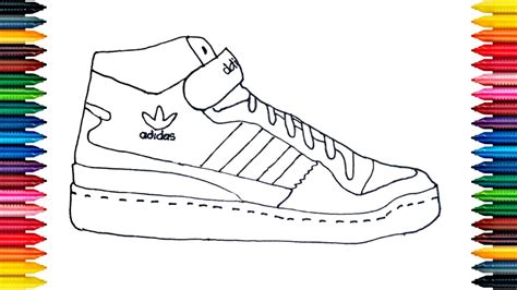 Https://tommynaija.com/draw/how To Draw A Adidas Shoe Step By Step