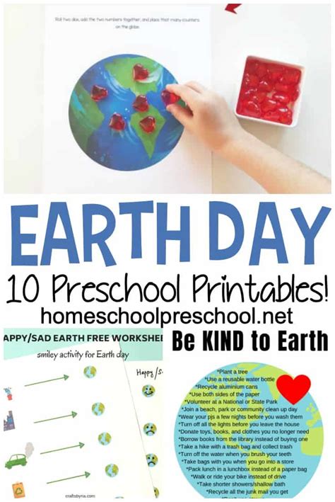 A Great Collection Of Earth Day Worksheets For Preschoolers