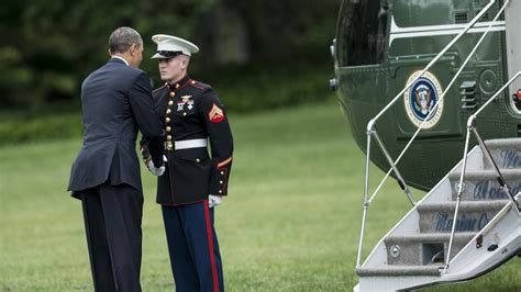 Obama Forgets To Salute; Sparks Debate On Presidential Tradition : The ...