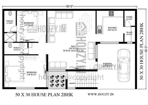 50x30 House Plans Houzyin