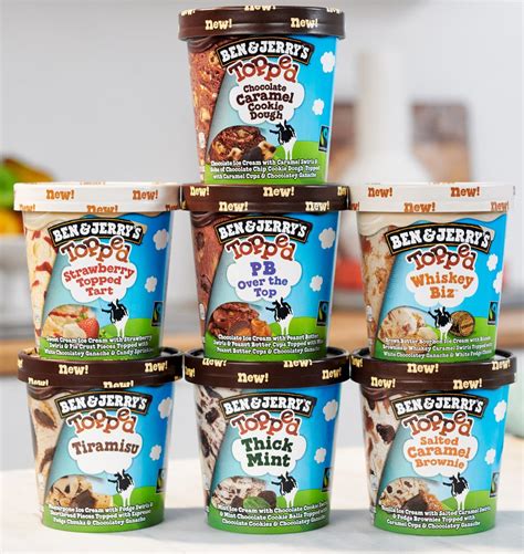 Ben Jerry S New Topped Ice Cream Flavors Photos POPSUGAR Food