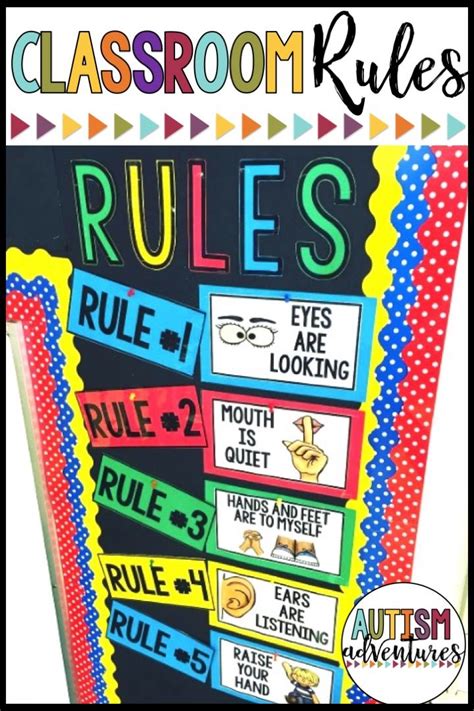 Free Classroom Rules Posters Kindergarten Classroom Rules Classroom