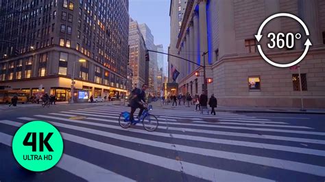 New York City Walking Tour 8k 360° Vr Video Stroll Along The Streets