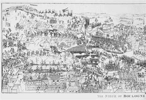 The Siege Of Boulogne By King Henry Viii In 1544 Posters And Prints By