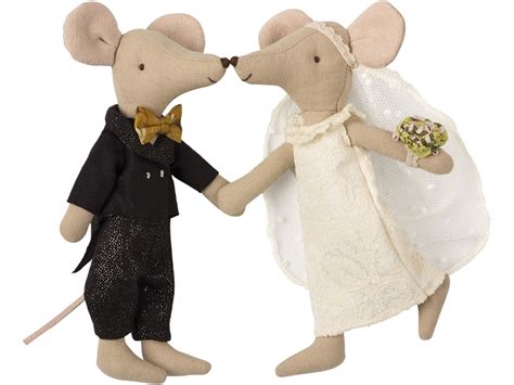 Maileg Mouse Wedding Couple In Box Takatomo De